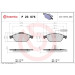 Brembo | Bremsbelagsatz, Scheibenbremse | P 23 075 Brembo | Bremsbelagsatz, Scheibenbremse | P 23 075