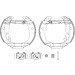 Hella Bremsbackensatz Shoe Kit Pro 8DB 355 005-001