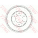 TRW | Bremstrommel | DB4423 TRW | Bremstrommel | DB4423