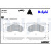 Delphi | Bremsbelagsatz, Scheibenbremse | LP1808