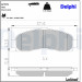Delphi | Bremsbelagsatz, Scheibenbremse | LP779 Delphi | Bremsbelagsatz, Scheibenbremse | LP779