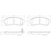 Brembo | Bremsbelagsatz, Scheibenbremse | P 49 057 Brembo | Bremsbelagsatz, Scheibenbremse | P 49 057