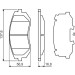 BOSCH | Bremsbelagsatz, Scheibenbremse | 0 986 494 653