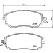Brembo | Bremsbelagsatz, Scheibenbremse | P 78 021 Brembo | Bremsbelagsatz, Scheibenbremse | P 78 021