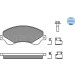 Meyle | Bremsbelagsatz, Scheibenbremse | 025 244 8518/W Meyle | Bremsbelagsatz, Scheibenbremse | 025 244 8518/W