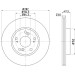 Hella Pagid | Bremsscheibe | 8DD 355 110-631
