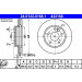 ATE | Bremsscheibe | 24.0122-0168.1 ATE | Bremsscheibe | 24.0122-0168.1