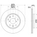 Hella | Bremsscheibe | 8DD 355 117-881