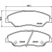Hella | Bremsbelagsatz, Scheibenbremse | 8DB 355 009-701