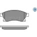 Meyle | Bremsbelagsatz, Scheibenbremse | 025 250 3118/PD Meyle | Bremsbelagsatz, Scheibenbremse | 025 250 3118/PD