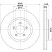 Hella | Bremsscheibe | 8DD 355 128-881