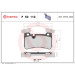Brembo | Bremsbelagsatz, Scheibenbremse | P 50 110 Brembo | Bremsbelagsatz, Scheibenbremse | P 50 110