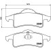 Brembo | Bremsbelagsatz, Scheibenbremse | P 37 006 Brembo | Bremsbelagsatz, Scheibenbremse | P 37 006
