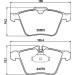 Hella | Bremsbelagsatz, Scheibenbremse | 8DB 355 020-921