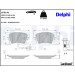 Delphi | Bremsbelagsatz, Scheibenbremse | LP3141