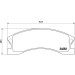 Brembo | Bremsbelagsatz, Scheibenbremse | P 37 008 Brembo | Bremsbelagsatz, Scheibenbremse | P 37 008