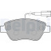 Delphi | Bremsbelagsatz, Scheibenbremse | LP2230 Delphi | Bremsbelagsatz, Scheibenbremse | LP2230