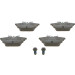 BOSCH | Bremsbelagsatz, Scheibenbremse | 0 986 424 545 BOSCH | Bremsbelagsatz, Scheibenbremse | 0 986 424 545