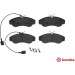 Brembo | Bremsbelagsatz, Scheibenbremse | P 23 084