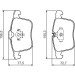BOSCH | Bremsbelagsatz, Scheibenbremse | 0 986 494 280 BOSCH | Bremsbelagsatz, Scheibenbremse | 0 986 494 280