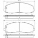 BOSCH Bremsbelagsatz, Scheibenbremse 0 986 494 769 BOSCH Bremsbelagsatz, Scheibenbremse 0 986 494 769