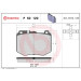 Brembo Bremsbelagsatz, Scheibenbremse PRIME LINE P 50 120
