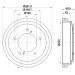 Hella | Bremstrommel | 8DT 355 301-951 Hella | Bremstrommel | 8DT 355 301-951