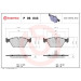 Brembo | Bremsbelagsatz, Scheibenbremse | P 06 043 Brembo | Bremsbelagsatz, Scheibenbremse | P 06 043