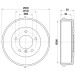 Hella | Bremstrommel | 8DT 355 301-141 Hella | Bremstrommel | 8DT 355 301-141