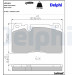 Delphi | Bremsbelagsatz, Scheibenbremse | LP2491 Delphi | Bremsbelagsatz, Scheibenbremse | LP2491
