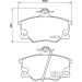 Hella | Bremsbelagsatz, Scheibenbremse | 8DB 355 005-961
