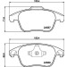 Hella | Bremsbelagsatz, Scheibenbremse | 8DB 355 013-351
