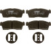 GDB3411 Bremsbelagsatz, Scheibenbremse COTEC