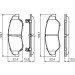 BOSCH | Bremsbelagsatz, Scheibenbremse | 0 986 424 696 BOSCH | Bremsbelagsatz, Scheibenbremse | 0 986 424 696
