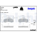 Delphi | Bremsbelagsatz, Scheibenbremse | LP378 Delphi | Bremsbelagsatz, Scheibenbremse | LP378