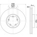 Hella | Bremsscheibe | 8DD 355 118-421 Hella | Bremsscheibe | 8DD 355 118-421