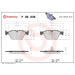 Brembo | Bremsbelagsatz, Scheibenbremse | P 06 036X Brembo | Bremsbelagsatz, Scheibenbremse | P 06 036X
