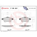 Brembo | Bremsbelagsatz, Scheibenbremse | P 85 047 Brembo | Bremsbelagsatz, Scheibenbremse | P 85 047