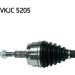 SKF VKJC 5205 Antriebswelle für VW MULTIVAN, TRANSPORTER, CALIFORNIA 873mm, mit Lager SKF VKJC 5205 Antriebswelle für VW MULTIVAN, TRANSPORTER, CALIFORNIA 873mm, mit Lager