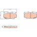 TRW Bremsbelagsatz, Scheibenbremse COTEC GDB3428