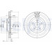 Delphi | Bremsscheibe | BG2844