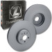 ZIMMERMANN COAT Z 150.3483.20 Bremsscheibe 348mm + 24688.200.1 Bremsbeläge mit Warnkontakt
