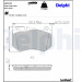 Delphi | Bremsbelagsatz, Scheibenbremse | LP3137