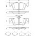 BOSCH Bremsbelagsatz, Scheibenbremse 0 986 494 839