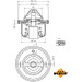 NRF Thermostat, Kühlmittel EASY FIT 725127