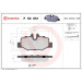 Brembo | Bremsbelagsatz, Scheibenbremse | P 50 051 Brembo | Bremsbelagsatz, Scheibenbremse | P 50 051