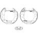 8DB 355 004-441 Bremsbackensatz Shoe Kit Pro