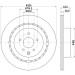 Hella | Bremsscheibe | 8DD 355 122-261