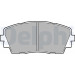 Delphi | Bremsbelagsatz, Scheibenbremse | LP2296 Delphi | Bremsbelagsatz, Scheibenbremse | LP2296