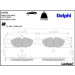 Delphi Bremsbelagsatz, Scheibenbremse LP702